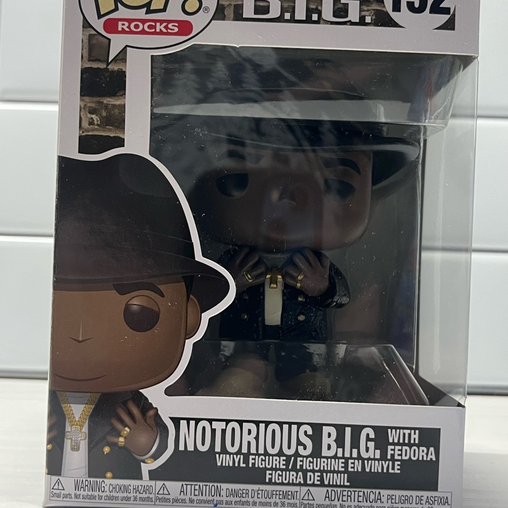 Funko Pop Notorious B.I.G. in Black and Gold